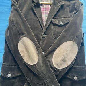 Ralph Lauren Dark Brown Corduroy Jacket with Elbow Patches
